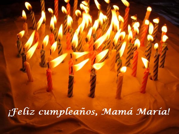 Feliz cumpleaños, mamá